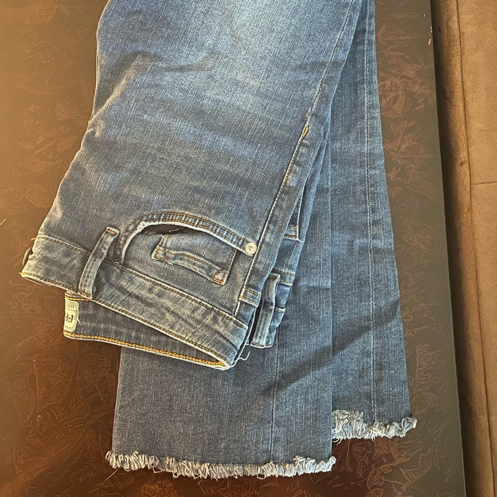 Free People High Rise Crop Flare Jean